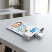 Lecteur de cartes de contrôle d'accès USB avec lecteur de puces EMV pour paiement par carte de débit et de crédit, pour borne de paiement et terminal de point de vente