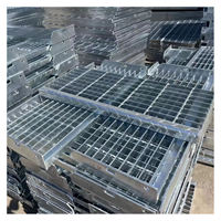 Marchepieds en acier galvanisé robustes, antidérapants, pour escaliers industriels et commerciaux, à haute capacité de charge