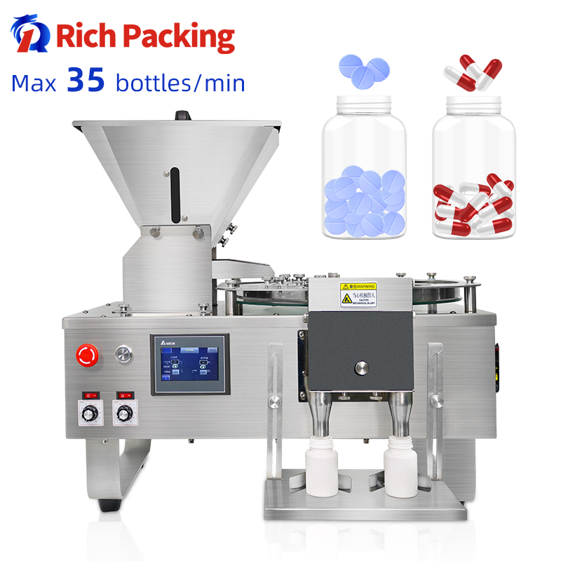 В наличии для рабочего стола, аптеки Малый Мини полуавтоматическая Настольный Счетчик розлива капсулы таблетки настольная счетная машинка для денег