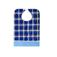 Bavoirs en tissu médical réutilisable pour adultes Tablier en tissu super absorbant lavable et imperméable Protecteurs de vêtements de salle à manger pour hommes
