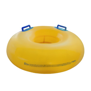 Flotador de natación de 87 cm con asas para deportes acuáticos y uso en verano, ligero, seguro, con 2 cámaras de aire, material de PVC - Product Image 1