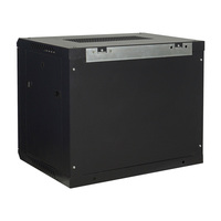 Baie de serveur réseau murale 9U, armoire d'équipement standard en acier de 19 pouces