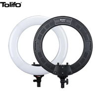 Anneau lumineux LED bicolore Tolifo 25W 18 pouces pour selfie, diffusion en direct, vidéos YouTube, maquilleur