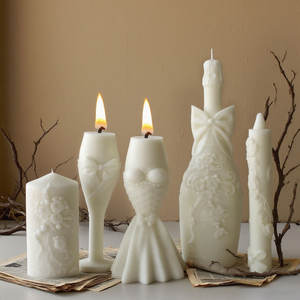 Molde de Silicona Ecológico de Grado Alimenticio para Decoraciones de Tazas y Velas, Serie Boda 2026, con Logotipo Personalizable para DIY - Product Image 3