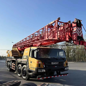Grue sur camion Sany STC750 de 75 tonnes d'occasion, bien entretenue, avec pièces d'origine pour travaux de levage lourd - Product Image 1