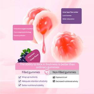 OEM Özel Etiketli Yüksek Demir İçeren Kırmızı Üzüm Suyu Jelibonları Besin Takviyesi Çiğnenebilir Vitamin Şekeri Orta Yaşlı ve Yaşlılar İçin Helal Sertifikalı - Product Image 2