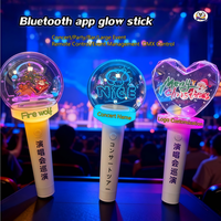 Control Remoto Bluetooth, Barra Luminosa Personalizable en Forma de Corazón de Plástico para Conciertos, Múltiples Modos, Entrega Rápida