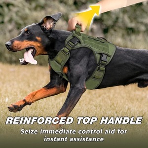 Harnais anti-traction professionnel robuste pour <span class=keywords><strong>chien</strong></span> avec <span class=keywords><strong>laisse</strong></span> pour chiens de service de taille moyenne à grande - Product Image 2