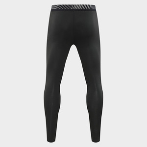 Men's Full Length Leggings Spandex/Nylon Elastic Waist Black Quick Dry Exercise Fitness Running Training - Product Image 1