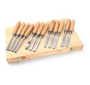 12 Piece Mini <strong>Wood</strong> Carving Tools <strong>Wood</strong> <strong>Turning</strong> Tool <strong>Chisel</strong> Set Lathe Tools - Product Image 2