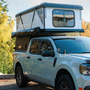 Tente de <span class=keywords><strong>camping</strong></span> pour voiture, toit ouvrant latéral, imperméable, légère, en aluminium, pour 4 personnes, toit rigide, pour pick-up - Product Image 2