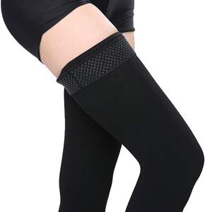 Medico grado 15-20 mmHg punta aperta coscia ad alta compressione <span class=keywords><strong>calze</strong></span> a maglia tessitura puntino gambe - Product Image 6