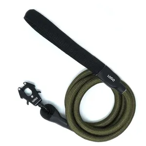 Tali leher pelatihan kuat taktis, tali anjing memanjat gunung, tali Slip <span class=keywords><strong>Lead</strong></span> dengan klip putar katak - Product Image 6
