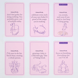 Edición <span class=keywords><strong>de</strong></span> embarazo Escucha tarjetas <span class=keywords><strong>de</strong></span> afirmación para desafiar las maravillas Embarazo Afirmaciones <span class=keywords><strong>de</strong></span> regalo <span class=keywords><strong>de</strong></span> vacaciones únicas - Product Image 2