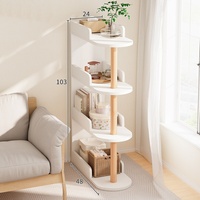 Table de chevet en bois, petite armoire de rangement minimaliste, table de chevet étroite, mini étagère simple, meubles de chambre à coucher