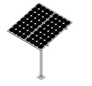 Hot người bán năng lượng mặt trời bảng điều khiển cực núi Kit có thể điều chỉnh mặt đất nghiêng PV Hệ thống hỗ trợ năng lượng mặt trời bảng điều khiển cực gắn khung quang điện - Product Image 1