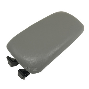 Audi A3 8P Center Armrest <b>Box</b> Cover Black Leather <b>Storage</b> Compartment Top Lid 03-12 - Product Image 2