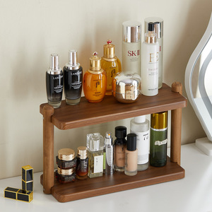 <b>Desktop</b> <b>Shelf</b> Multi Tier Storage Rack 2 Tier Wooden Organizer For Desk Home Office Use - Product Image 3