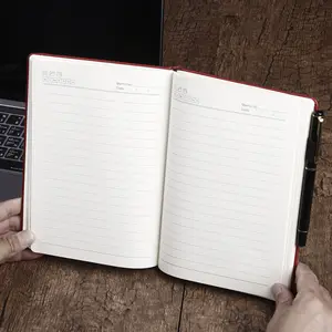 Schulbedarf einfaches Tagebuch Notizbuch Sattel Nähen Notizbuch-Set modisches einfaches Design Schüler A5/A4 Notizbände