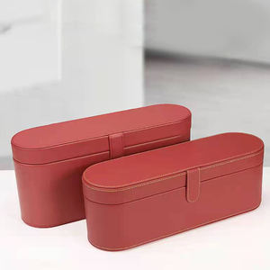 Boîte de rangement en cuir pour sèche-cheveux de voyage avec logo personnalisé de luxe pour la protection des accessoires Dy.son - Product Image 4