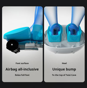 Home Amassar Massageador do pé de controle remoto Multi-função Acupoints Pressionando pé único relaxamento Aquecimento Leg Massager - Product Image 5