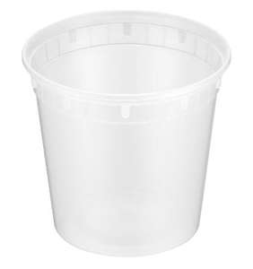 Recipientes para Alimentos de PP de Grado Alimenticio, Libres de BPA, 16 oz, Herméticos, Aptos para Microondas, Conservan la Frescura - Product Image 1