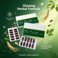 Produits de compléments alimentaires naturels en marque privée, compléments alimentaires pour la santé masculine, capsules de maca, de ginseng et de polygonatum pour soutenir le système immunitaire