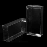 Boîtes cadeaux en plastique PVC transparentes pliables en PET pour savon