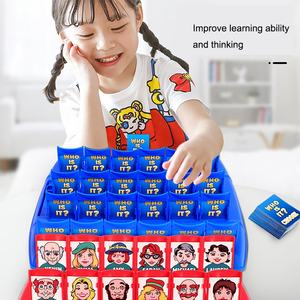 Jeu de société interactif en plastique éducatif pour enfants, jeu de mémoire, devinettes, pour les enfants de 5 à 7 ans, jeu de fête en famille, jouet de <span class=keywords><strong>marque</strong></span> XSY, boîte de couleur - Product Image 6