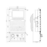 GUNT-130iTa 2-Kit de système de commande CNC de tour à 3 axes Contrôleurs PLC