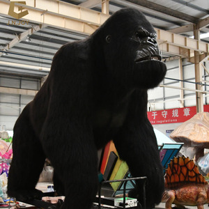Modèle d'animal gorille animatronique de zoo extérieur de haute qualité SGAA20 à vendre - Product Image 3