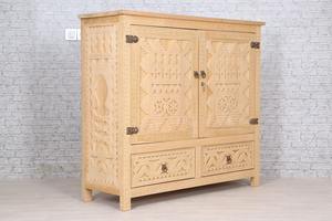 Aparadores de madera modernos Gabinete de almacenamiento con estantes ajustables y gran capacidad para la organización de la Oficina y el hogar Venta caliente - Product Image 2