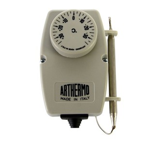 Single Pole Liquid Filled Sensing Bellows Encased Adjustable Thermostat -35+35C SPDT Contacts for <b>Cold</b> <b>Room</b> <b>Storage</b> - Product Image 1