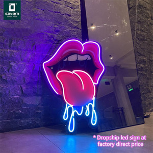 Chất lượng cao Acrylic tùy chỉnh Neon dấu hiệu Led Neon thư của trong nhà Led Neon dấu hiệu cho Đảng Đăng - Product Image 1