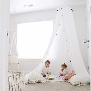 פופ עד כיפת עומד תמיכה מלא סט חופה עגול ילד תינוק מיטת כילה <span class=keywords><strong>Stand</strong></span> - Product Image 5