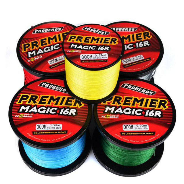 300M 16 Braided 40-300LB 3.0#-30# PE Fishing Line