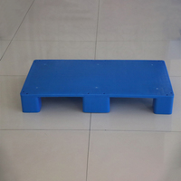 Plateau en plastique HDPE à entrée à 4 voies simple face en plastique plat à neuf pattes robuste pour le stockage