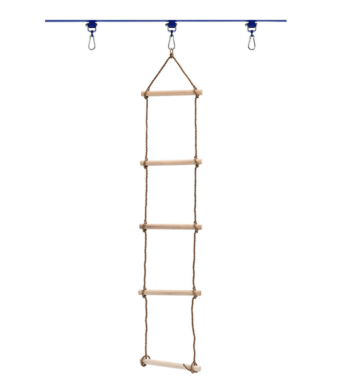 Outdoor Wood Style Toy Swing Set