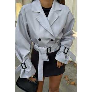 Women's <b>Smoked</b> Button-Front <b>Jacket</b> - Product Image 4