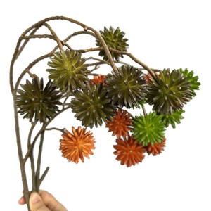 Fruits de Camptotheca, fausses baies, ornement de jardin, baies de châtaignier, matière plastique, plante artificielle pour mariage et fête - Product Image 5