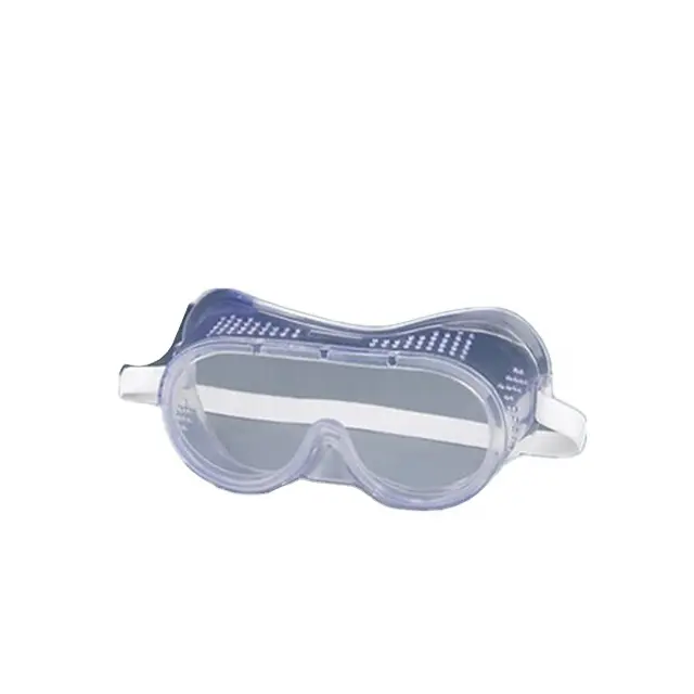 High Quality Lab Industry Chemical Factory Use Anti-splash Anti-impact Clear Lens Pc Safety Goggles