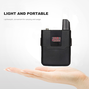 GAW101 MICRÓFONO INALÁMBRICO cámara de micrófono auricular inalámbrico sistema Lavalier micrófono de solapa para la cámara del teléfono maestro hablar en público - Product Image 5
