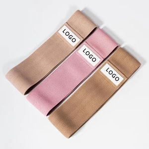 Bandes de Résistance en Tissu <span class=keywords><strong>pour</strong></span> l'Entraînement des Hanches, Bandes de Résistance en Boucle et Ensemble de Bandes de Résistance <span class=keywords><strong>pour</strong></span> l'Entraînement Physique, <span class=keywords><strong>la</strong></span> Musculation à Domicile et le Sport - Product Image 2