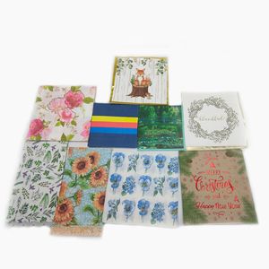 Printed Paper Napkins 330mm Square Disposable For Wedding Birthday Party Premium Quality Colored Design - Product Image 5