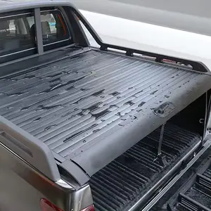 Cubierta de cama de camioneta retráctil dura de aluminio impermeable tapa de rodillo cubierta de Tonneau para ISUZU DMAX