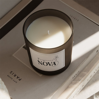 Bougie votive artisanale NOVA Premium à la cire de soja et de noix de coco |   Barres parfumées d'aromathérapie personnalisables au design moderne pour les fêtes