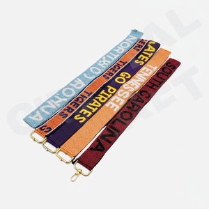 ไปโจรสลัดสายกระเป๋าลูกปัดสีทองสีขาวที่กำหนดเองอุปกรณ์เสริมกระเป๋าพิเศษชิ้นส่วนกระเป๋า - Product Image 1