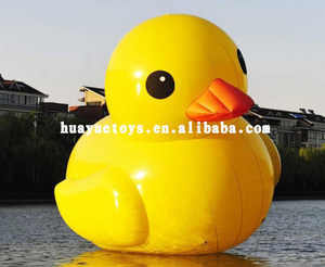 Ngoài trời nước quảng cáo Inflatable vịt mô hình lớn màu Vàng cao su vịt cho thương mại - Product Image 6