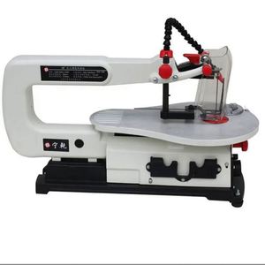 <span class=keywords><strong>Mini</strong></span> <span class=keywords><strong>scie</strong></span> à <span class=keywords><strong>chantourner</strong></span> électrique de table pour le travail du bois 145W, aluminium-plastique-acrylique-bois, vitesse de coupe variable, biseau de 45° - Product Image 5