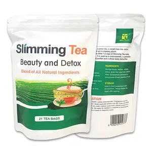 Organic Detox Tea 21 days 28 Mesh Bags Sachets No Side Effect Skinny Health Soft Drink Burn Fat Lower Blood Fat